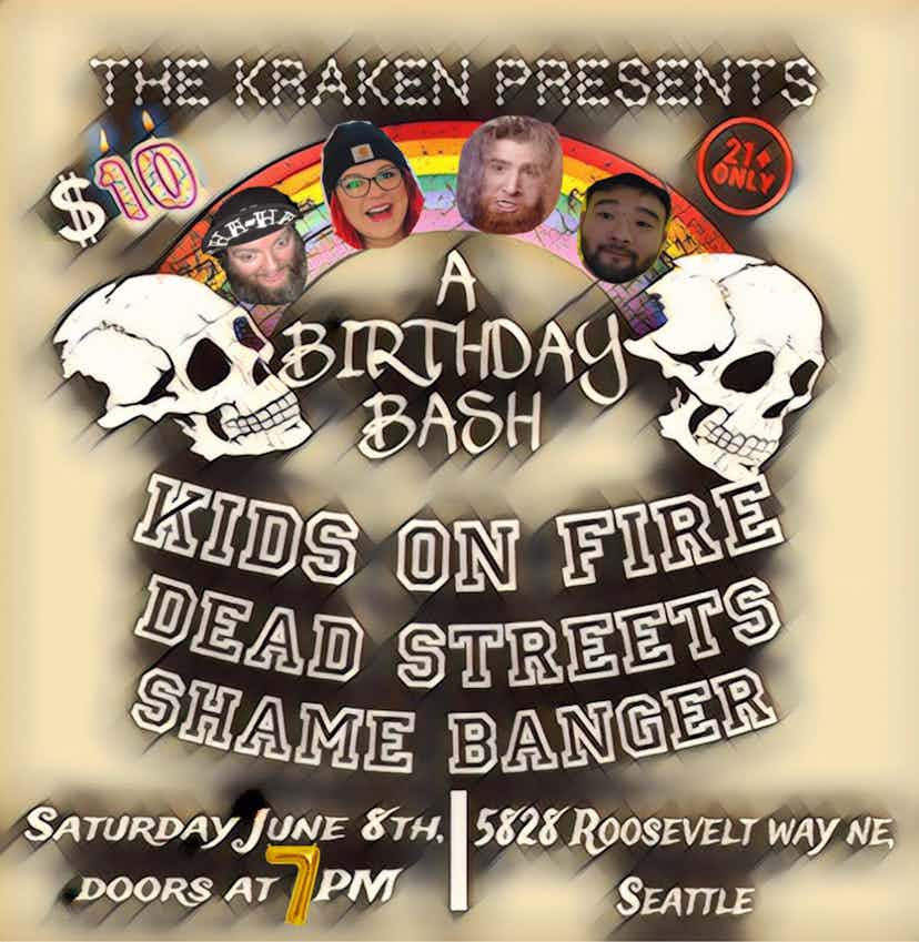 Poster for Birthday Bash For Ilyse, Kevin, Mikey and Sam! 
